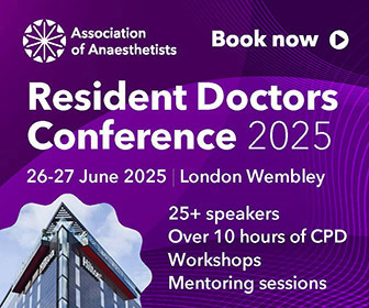 Association of Anaesthetists' Resident Doctors Conference 2025 advertisement