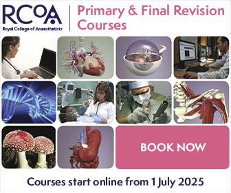 RCoA Primary and Final Revision courses advertisement