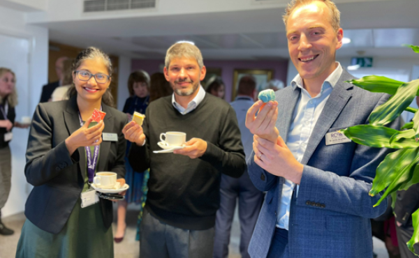 Dr Ashwini Keshkamat, Dr Chris Carey and Dr Jamie Strachan 