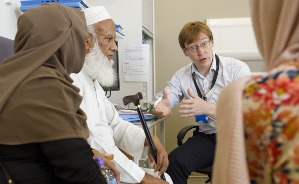 Doctor an patient