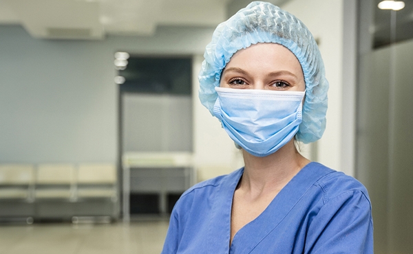 anaesthetist smiling