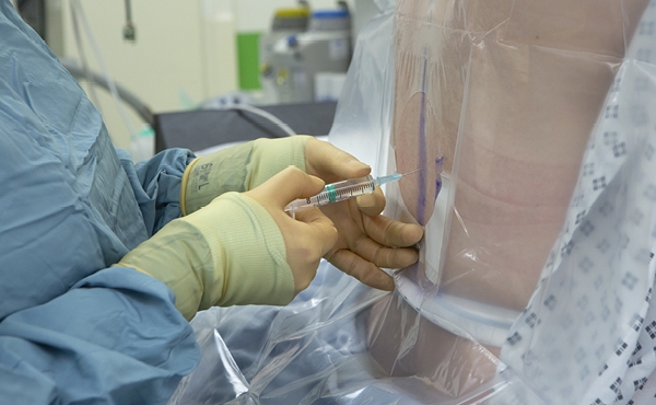 Regional anaesthesia (spinal) 