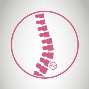 Nerve damage associated with a spinal or epidural injection icon