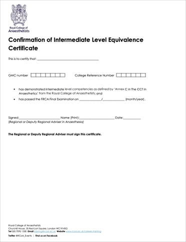 Confirmation of Intermediate Level Equivalence
