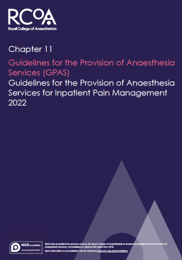 Front cover of GPAS Pain chapter