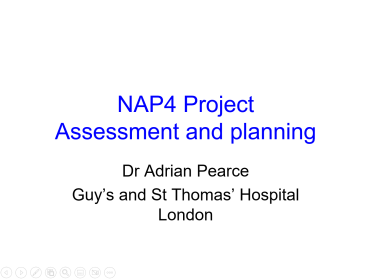 NAP4 Assessment and Planning