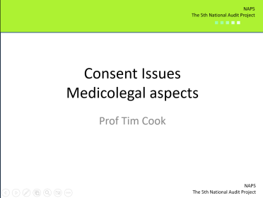 NAP5: Consent Issues, Medicolegal Aspect