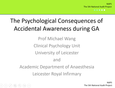 NAP5: Psychological Consequences of AAGA