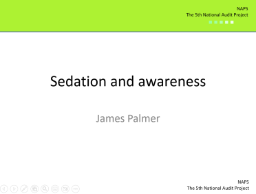 NAP5:Sedation and Awareness