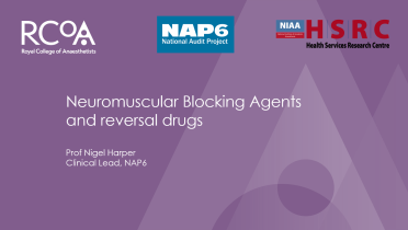NAP6 Neuromuscular Blocking Agents