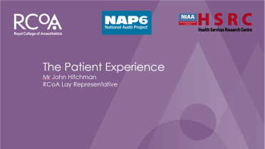 NAP6 The Patient Experience