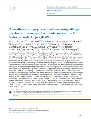 NAP6 Management and Outcomes