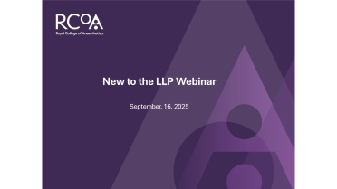 New to the LLP Webinar 1